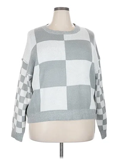 Pre-owned Unbranded Pullover Sweater In Gray