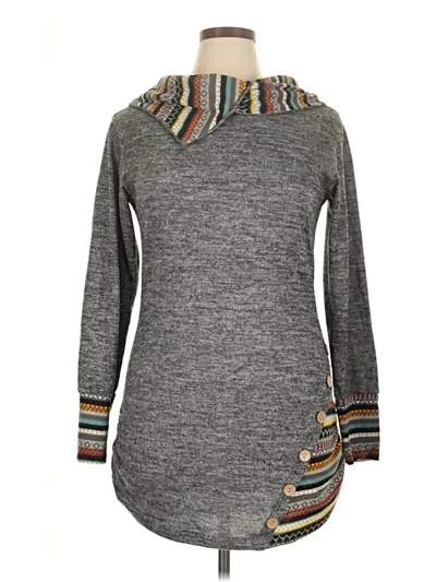 Pre-owned Unbranded Pullover Sweater In Gray