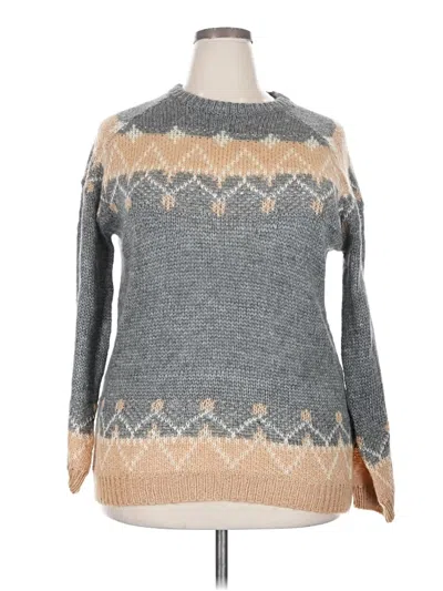 Pre-owned Unbranded Pullover Sweater In Gray