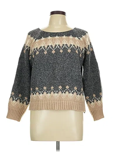 Pre-owned Unbranded Pullover Sweater In Gray