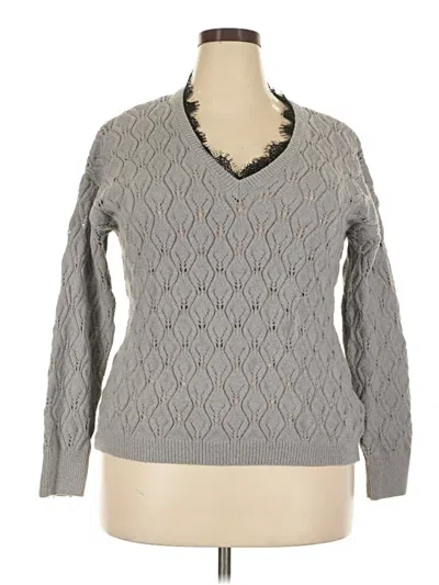 Pre-owned Unbranded Pullover Sweater In Gray