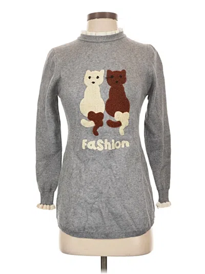 Pre-owned Unbranded Pullover Sweater In Gray