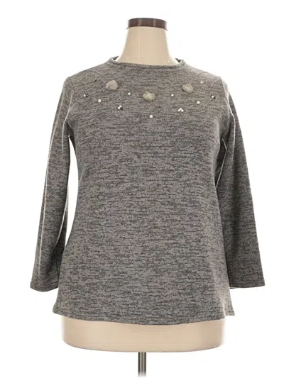 Pre-owned Unbranded Pullover Sweater In Gray
