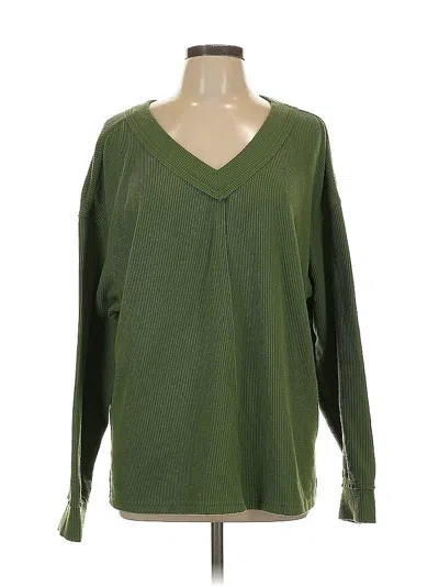 Pre-owned Unbranded Pullover Sweater In Green