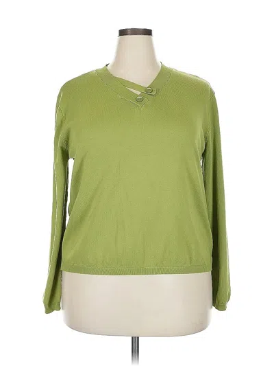 Pre-owned Unbranded Pullover Sweater In Green