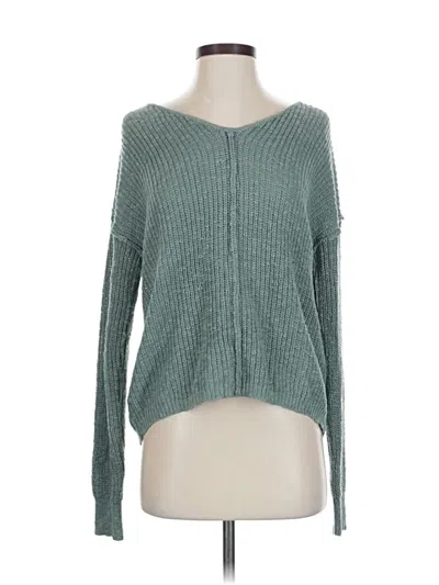 Pre-owned Unbranded Pullover Sweater In Green