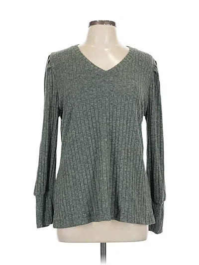 Pre-owned Unbranded Pullover Sweater In Green