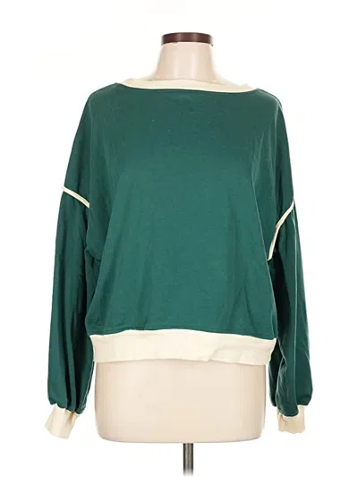 Pre-owned Unbranded Pullover Sweater In Green