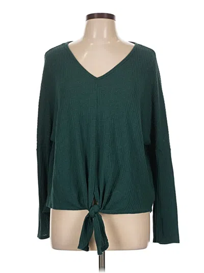 Pre-owned Unbranded Pullover Sweater In Green