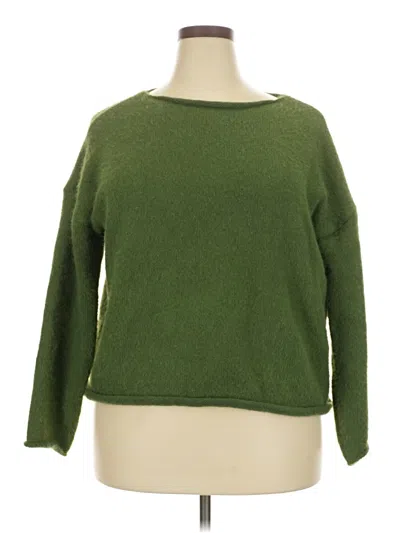 Pre-owned Unbranded Pullover Sweater In Green