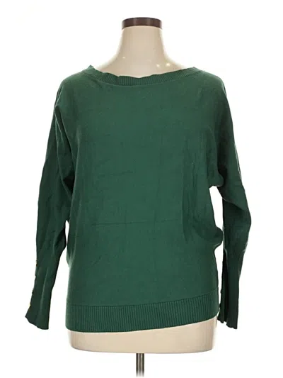 Pre-owned Unbranded Pullover Sweater In Green