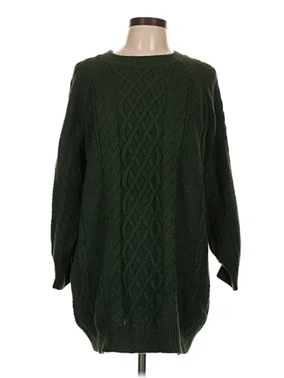 Pre-owned Unbranded Pullover Sweater In Green