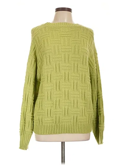 Pre-owned Unbranded Pullover Sweater In Green