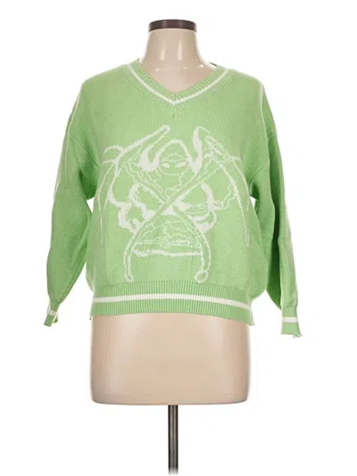 Pre-owned Unbranded Pullover Sweater In Green