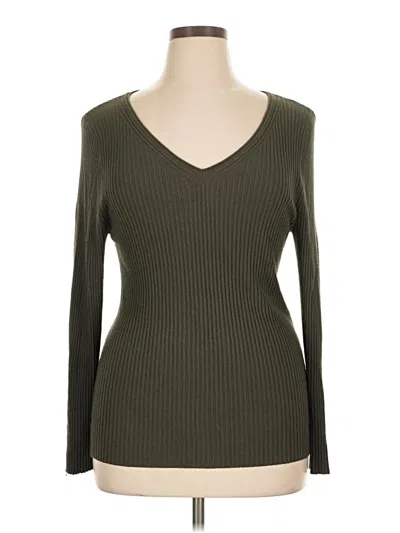 Pre-owned Unbranded Pullover Sweater In Green