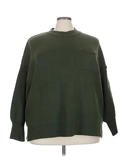 Pre-owned Unbranded Pullover Sweater In Green