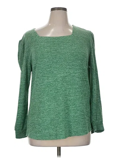 Pre-owned Unbranded Pullover Sweater In Green