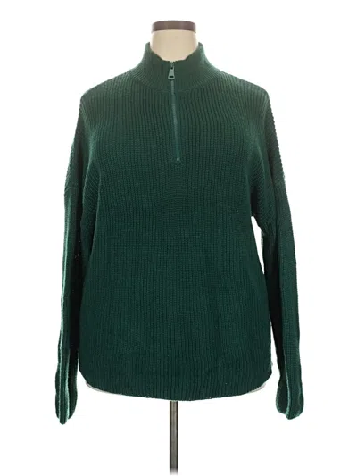 Pre-owned Unbranded Pullover Sweater In Green