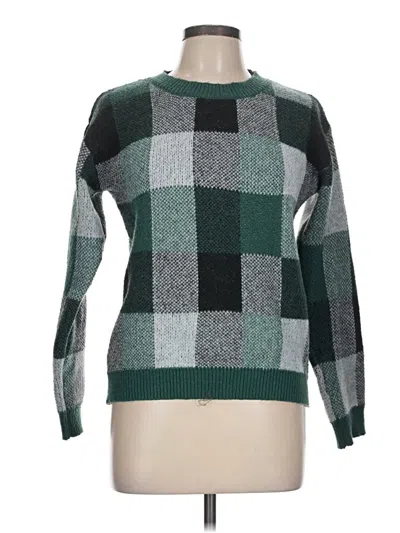 Pre-owned Unbranded Pullover Sweater In Green