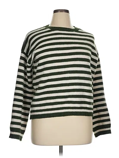 Pre-owned Unbranded Pullover Sweater In Green