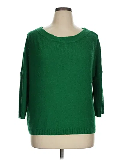 Pre-owned Unbranded Pullover Sweater In Green
