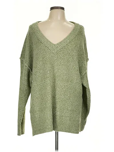 Pre-owned Unbranded Pullover Sweater In Green