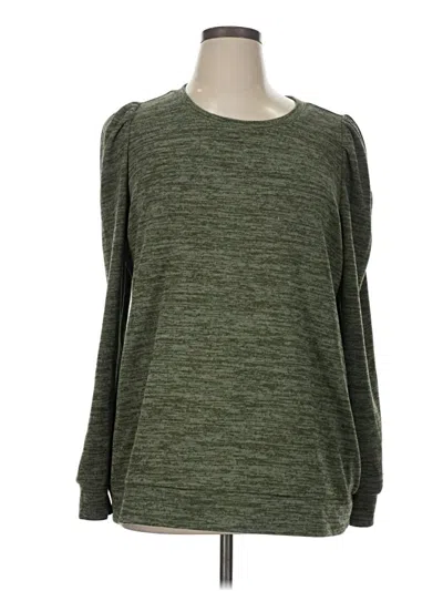 Pre-owned Unbranded Pullover Sweater In Green