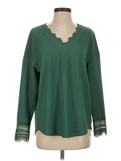 Pre-owned Unbranded Pullover Sweater In Green