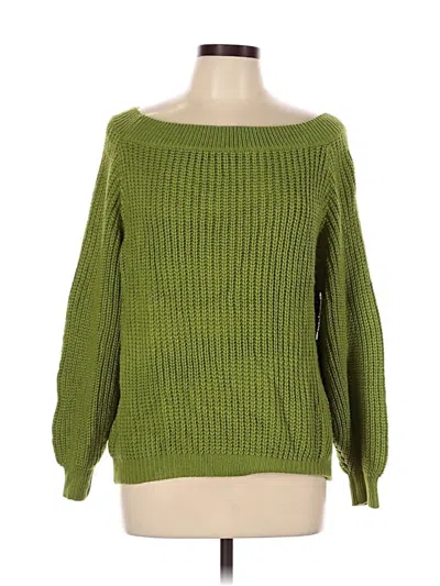 Pre-owned Unbranded Pullover Sweater In Green