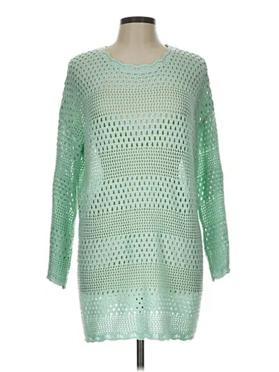Pre-owned Unbranded Pullover Sweater In Green