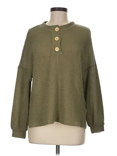 Pre-owned Unbranded Pullover Sweater In Green