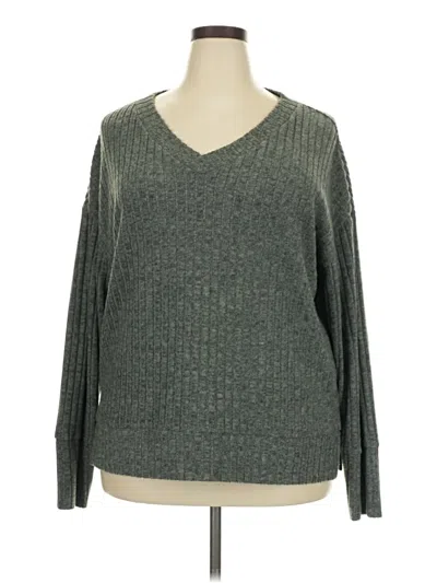 Pre-owned Unbranded Pullover Sweater In Green