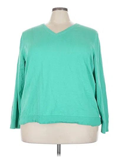 Pre-owned Unbranded Pullover Sweater In Green