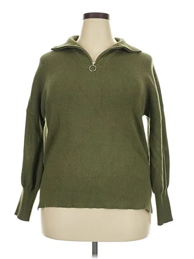 Pre-owned Unbranded Pullover Sweater In Green