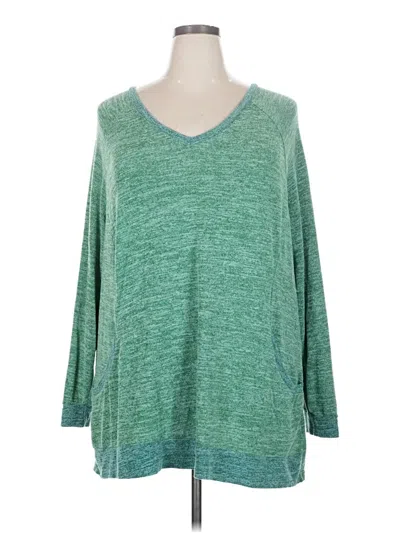 Pre-owned Unbranded Pullover Sweater In Green