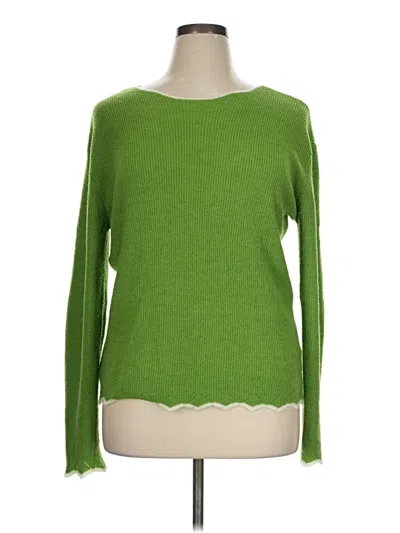 Pre-owned Unbranded Pullover Sweater In Green