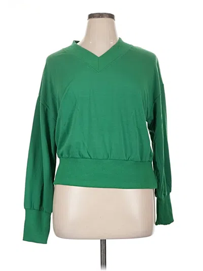 Pre-owned Unbranded Pullover Sweater In Green