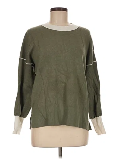 Pre-owned Unbranded Pullover Sweater In Green