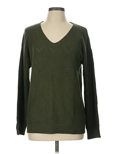 Pre-owned Unbranded Pullover Sweater In Green