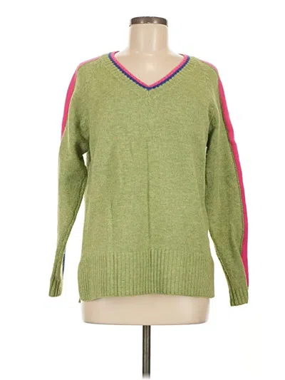Pre-owned Unbranded Pullover Sweater In Green