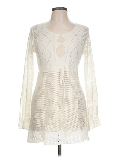 Pre-owned Unbranded Pullover Sweater In Ivory