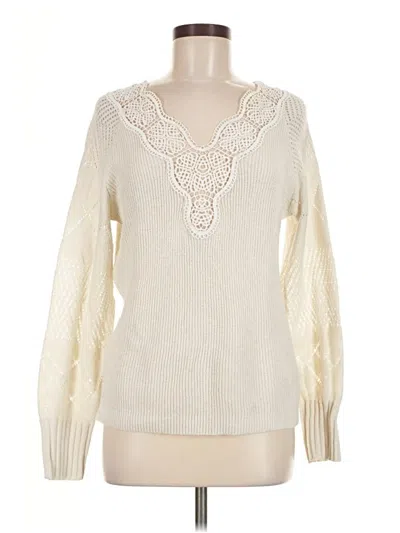 Pre-owned Unbranded Pullover Sweater In Ivory