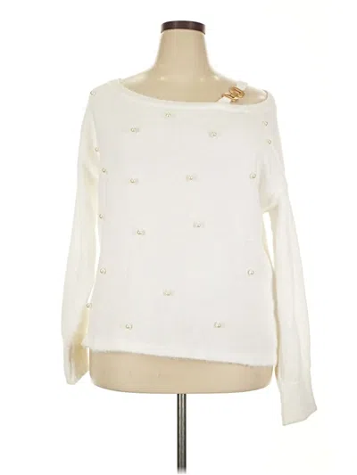 Pre-owned Unbranded Pullover Sweater In Ivory