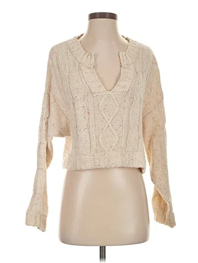 Pre-owned Unbranded Pullover Sweater In Ivory