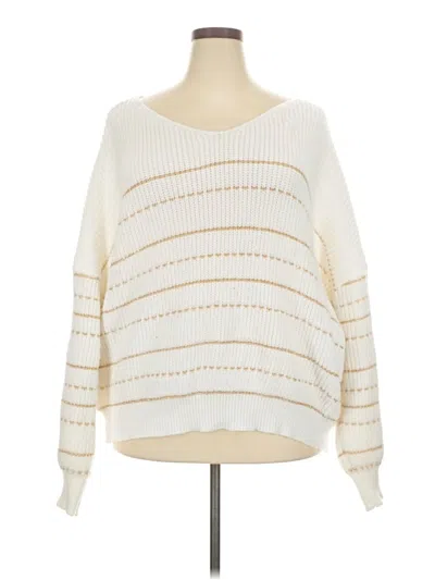 Pre-owned Unbranded Pullover Sweater In Ivory