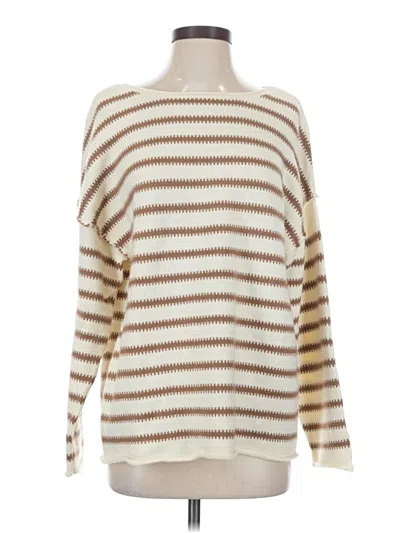 Pre-owned Unbranded Pullover Sweater In Ivory