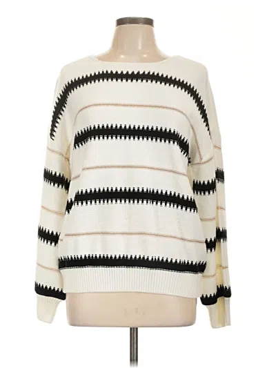 Pre-owned Unbranded Pullover Sweater In Ivory