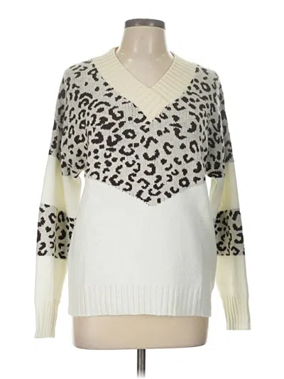 Pre-owned Unbranded Pullover Sweater In Ivory