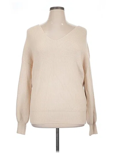 Pre-owned Unbranded Pullover Sweater In Ivory