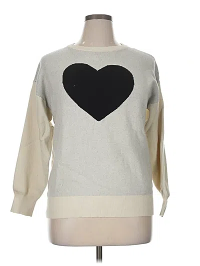 Pre-owned Unbranded Pullover Sweater In Ivory